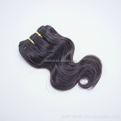 xuchang Distributor wholesale human hair mixed synthetic fiber hair weaving,100% real human curly hair weave body wave 2pcs/lot